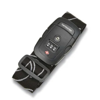 3 dial travel sentry combination luggage strap