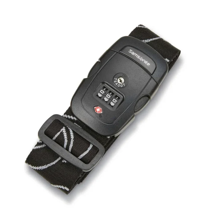 3 dial travel sentry combination luggage strap