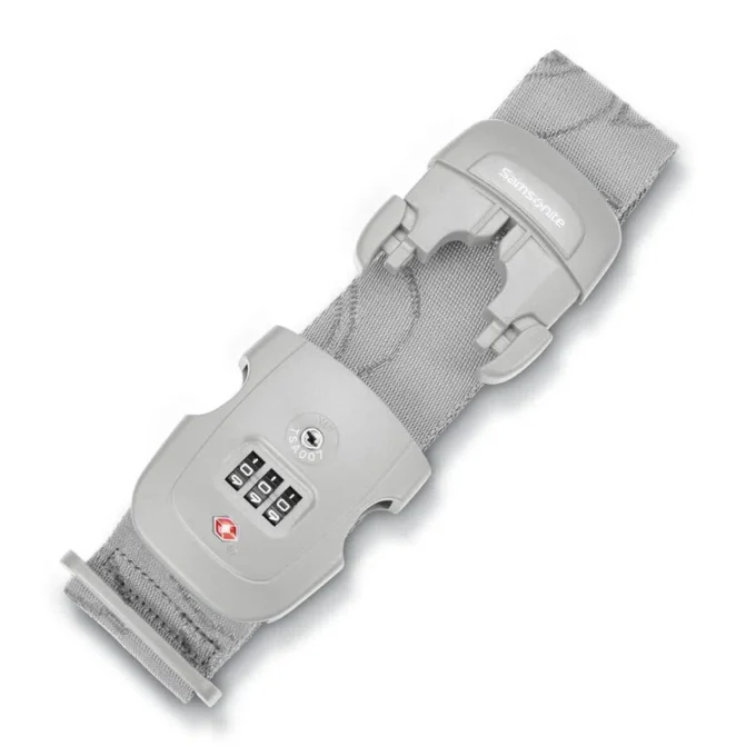 3 dial travel sentry combination luggage strap