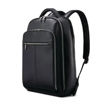 Classic leather backpack