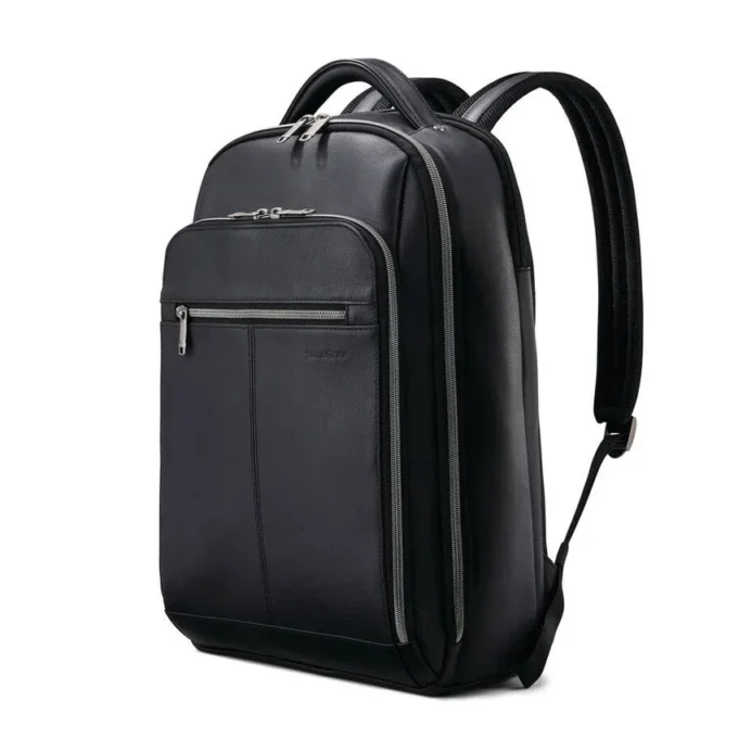 Classic leather backpack