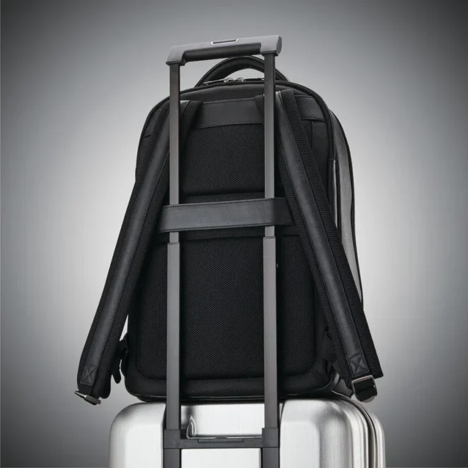 Classic leather backpack