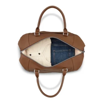 Classic leather weekender