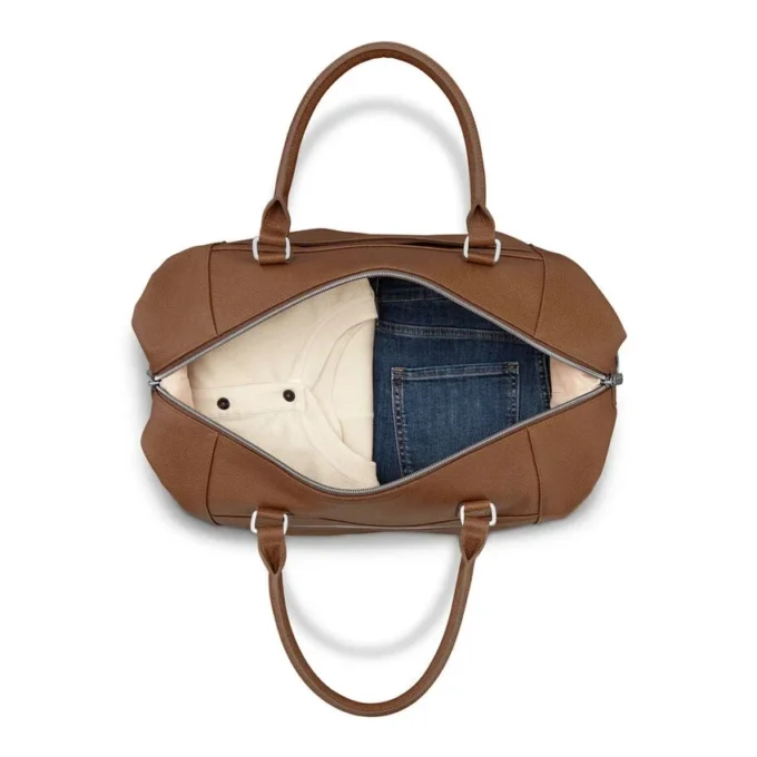 Classic leather weekender