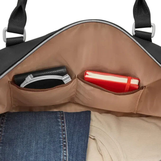 Classic leather weekender