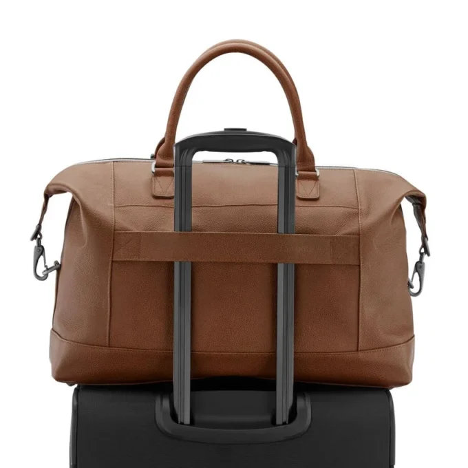 Classic leather weekender
