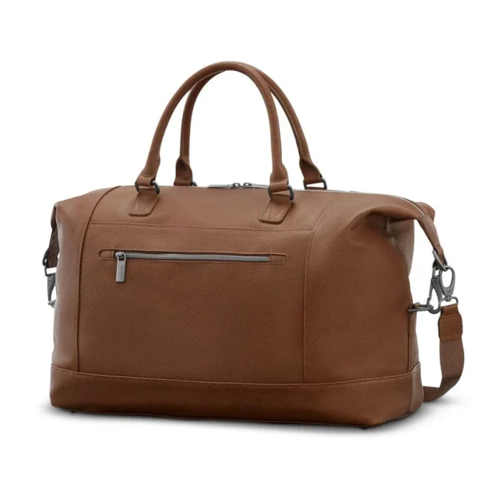 Classic leather weekender