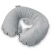 Inflatable pillow with pouch