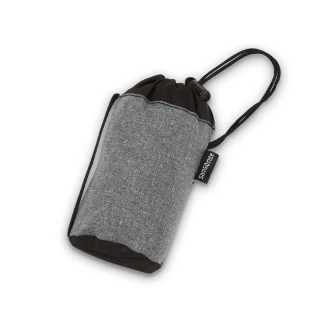 Inflatable pillow with pouch