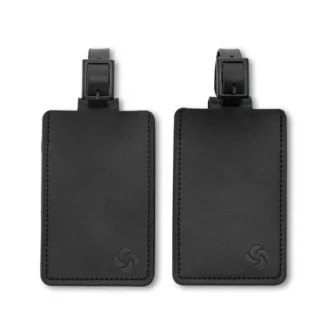 Leather id tags (set of 2)