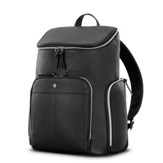 Mobile solution 2 leather deluxe backpack