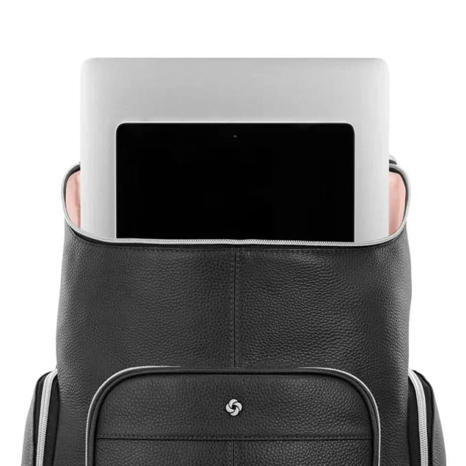 Mobile solution 2 leather deluxe backpack