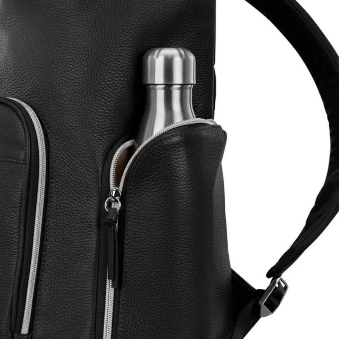 Mobile solution 2 leather deluxe backpack