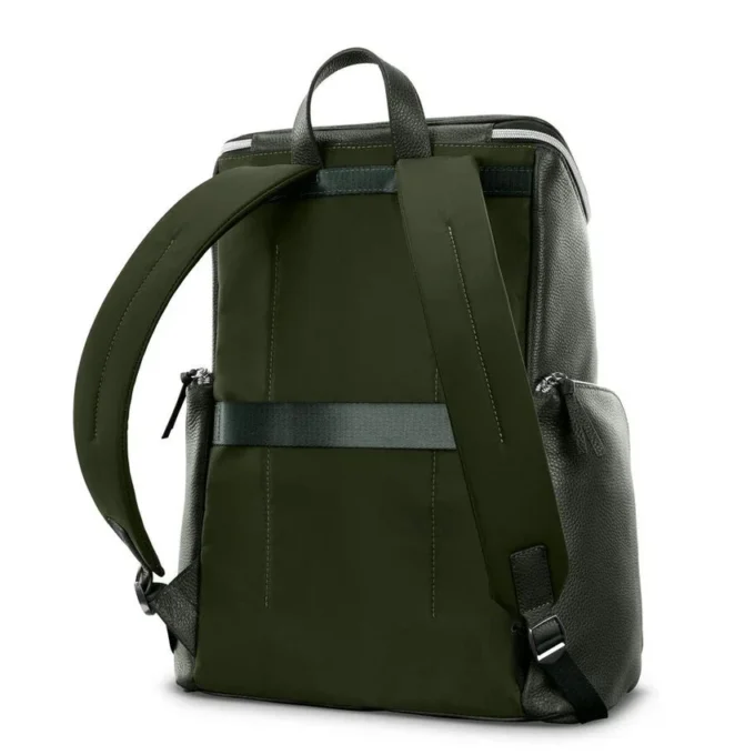 Mobile solution 2 leather deluxe backpack