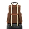 Mobile solution 2 leather deluxe backpack