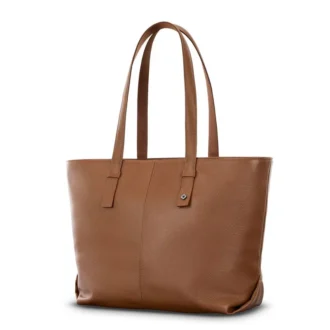Mobile solution 2 leather tote