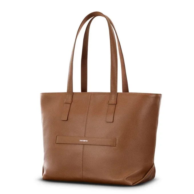 Mobile solution 2 leather tote
