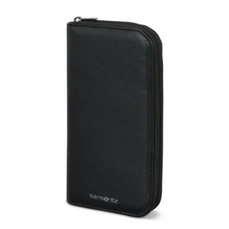 Rfid zip travel wallet