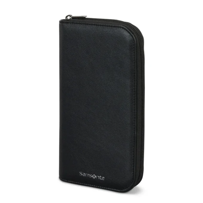 Rfid zip travel wallet