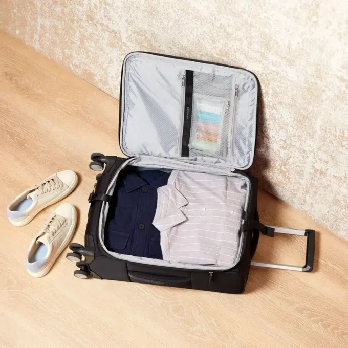 Uplift softside carry-on spinner